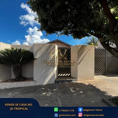 🏠VENDE-SE CASA JD. TROPICAL-BEBEDOURO-SP🏠