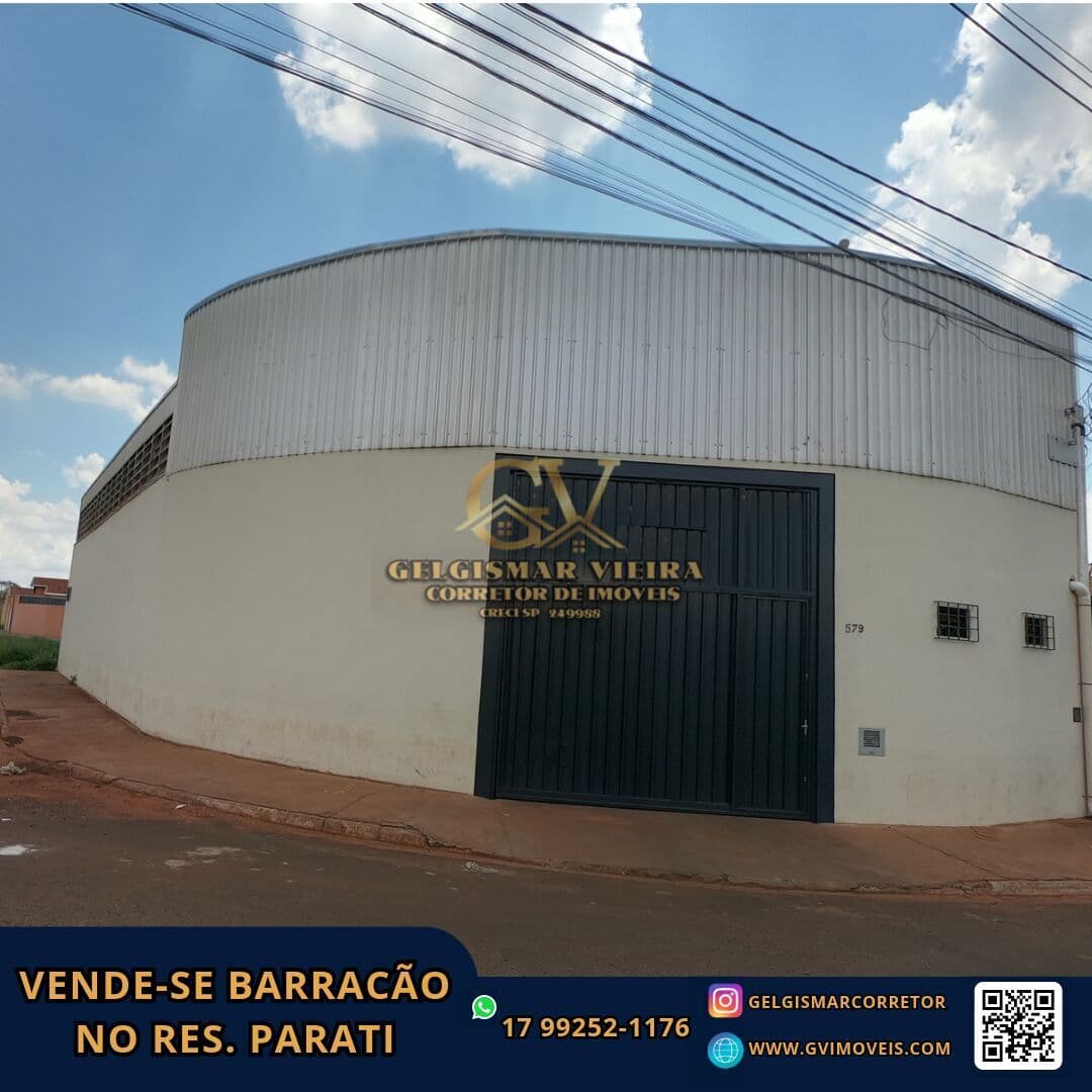 🏡 VENDE-SE BARRACÃO NO RES. PARATI II – BEBEDOURO - SP 🏡