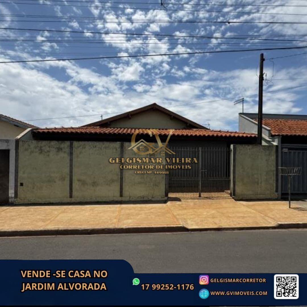 🏡 VENDE-SE CASA NO JARDIM ALVORADA - BEBEDOURO - SP🏡