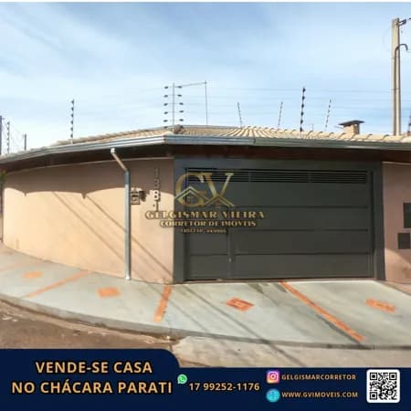 🏡 VENDE-SE CASA NO CHÁCARA PARATI – BEBEDOURO - SP 🏡