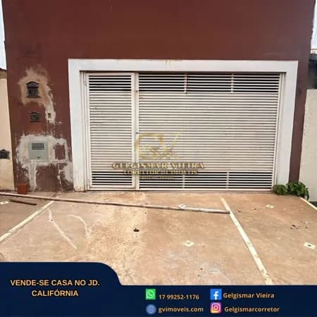 🏡 VENDE-SE CASA NO JD. CALIFÓRNIA - BEBEDOURO - SP 🏡