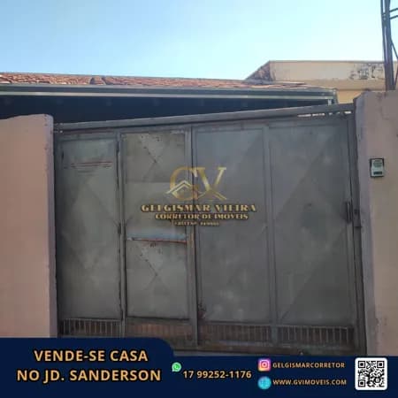 🏡 VENDE-SE CASA NO JARDIM SANDERSON – BEBEDOURO - SP 🏡