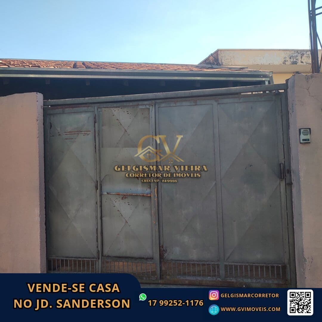 🏡 VENDE-SE CASA NO JARDIM SANDERSON – BEBEDOURO - SP 🏡