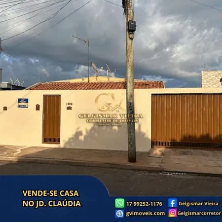🏡 VENDE-SE CASA NO CLAUDIA II — BEBEDOURO — SP 🏡