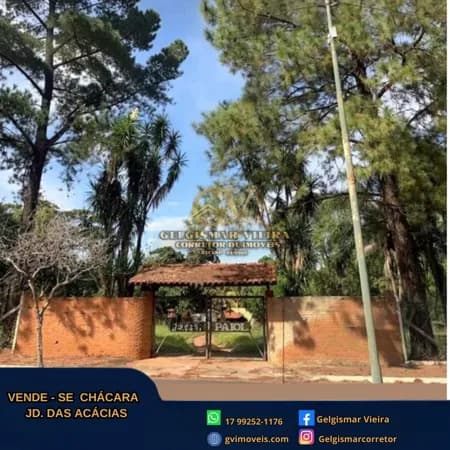 🏠VENDE-SE CHACARÁ - JARDIM DAS ACÁCIAS - BEBEDOURO - SP🏠