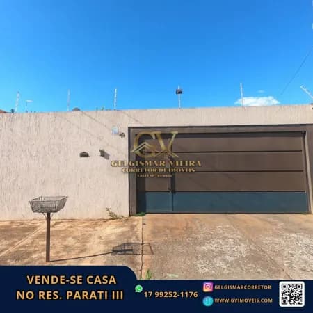 🏡 VENDE-SE CASA NO RES. PARATI III – BEBEDOURO - SP 🏡