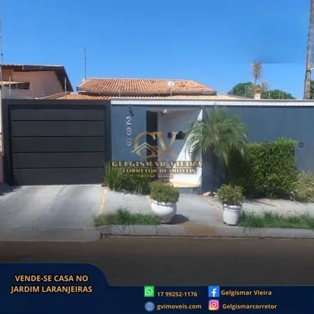 🏡 VENDE-SE CASA NO JD. LARANJEIRAS - BEBEDOURO - SP 🏡