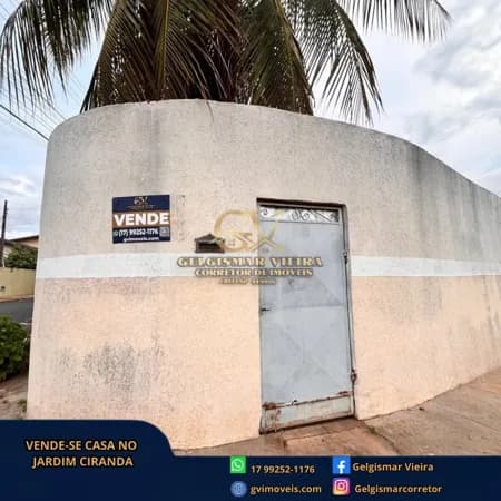 🏡 VENDE-SE CASA NO JARDIM CIRANDA - BEBEDOURO - SP 🏡