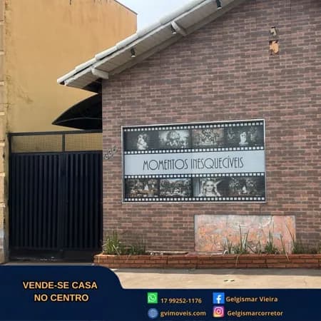 🏡 VENDE-SE CASA NO CENTRO — BEBEDOURO — SP🏡
