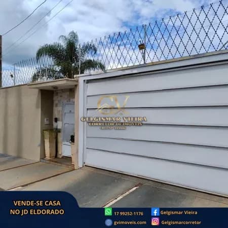 🏡 VENDE-SE CASA NO PARQ. RES. ELDORADO-BEBEDOURO-SP 🏡