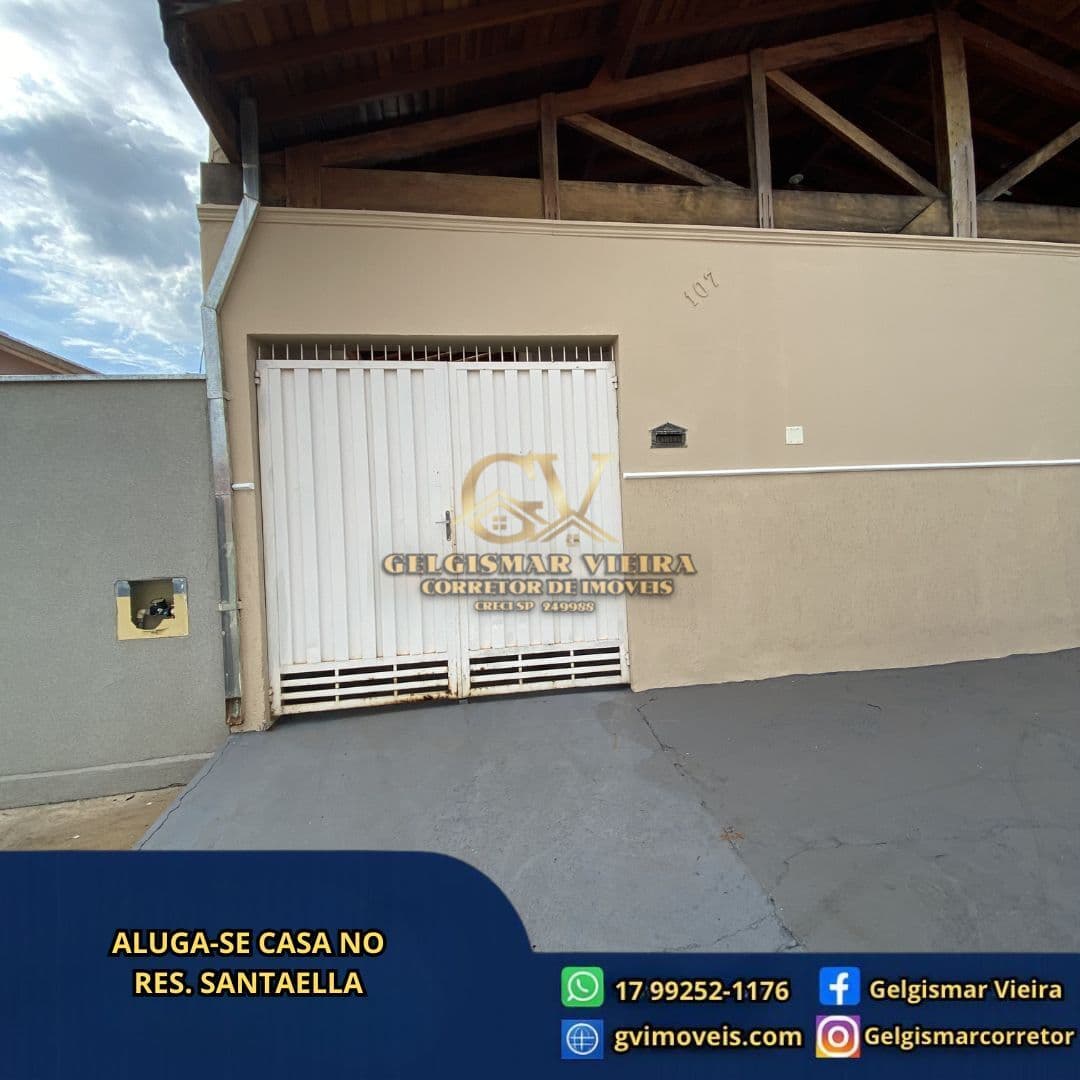 🏡 ALUGA-SE CASA NO RES. SANTAELLA - BEBEDOURO - SP 🏡