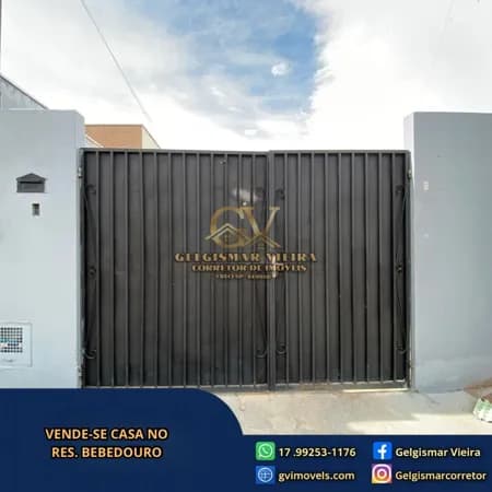 🏡 VENDE-SE CASA NO RESIDENCIAL BEBEDOURO - BEBEDOURO - SP 🏡