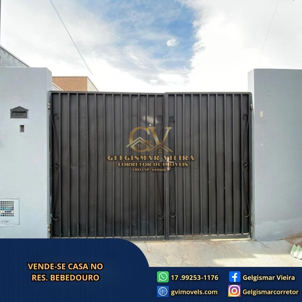 🏡 VENDE-SE CASA NO RESIDENCIAL BEBEDOURO - BEBEDOURO - SP 🏡