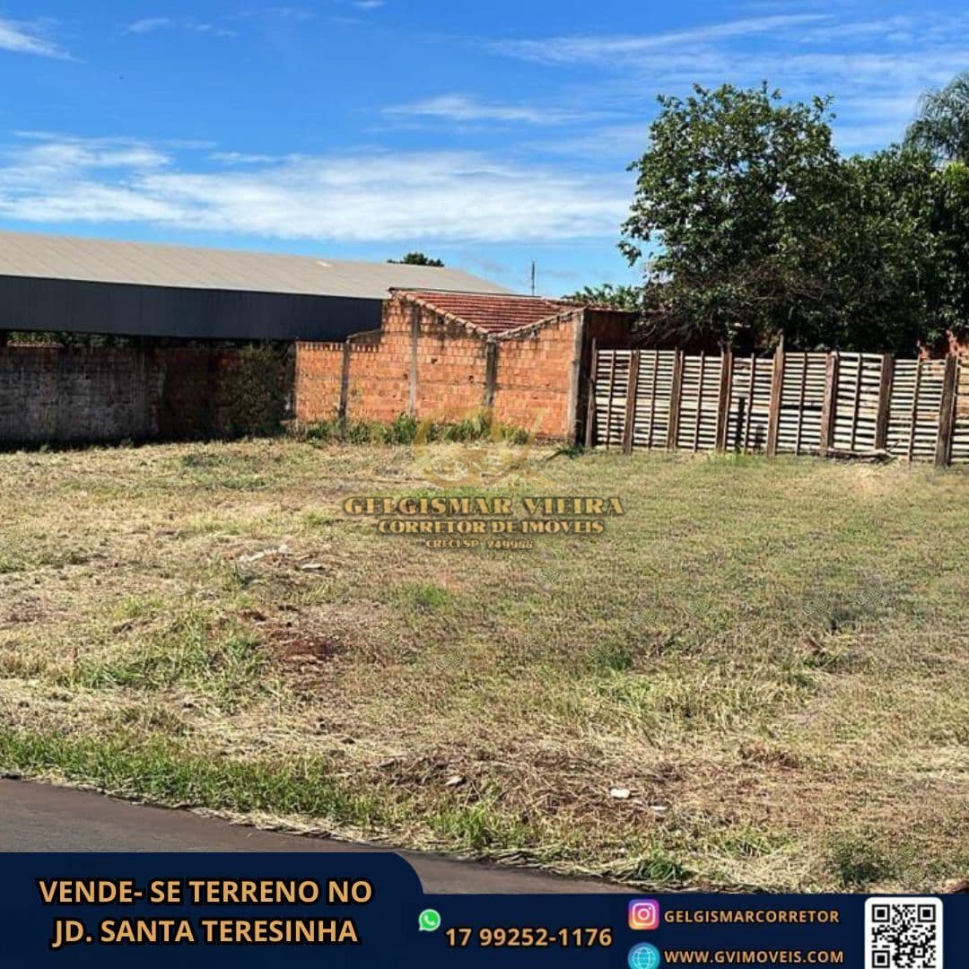 🏡VENDE-SE TERRENO NO JD. SANTA TERESINHA - BEBEDOURO - SP🏡
