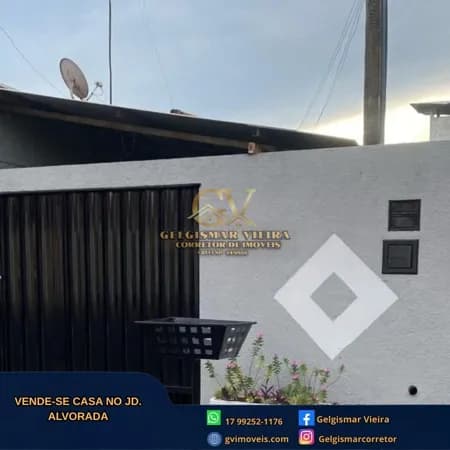 🏡 VENDE-SE CASA NO JARDIM ALVORADA – BEBEDOURO - SP 🏡