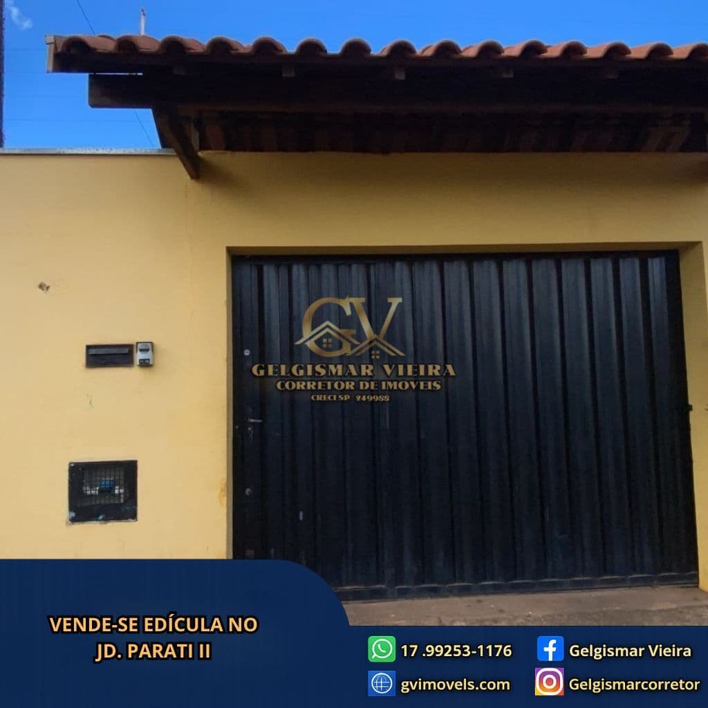 🏡 VENDE-SE EDÍCULA NO JD. PARATI II - BEBEDOURO - SP 🏡