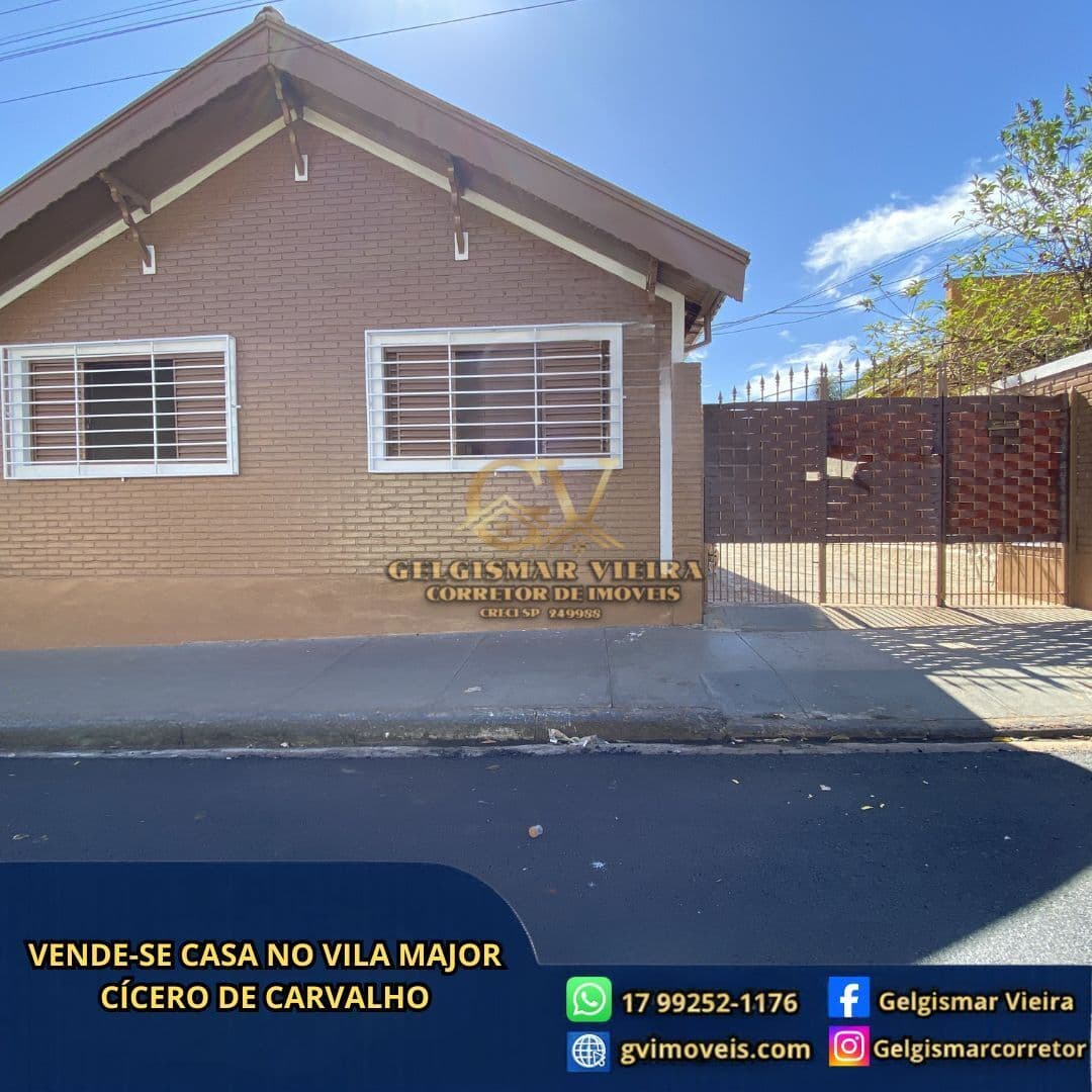 🏡 CASA À VENDA NA VILA MAJOR CÍCERO DE CARVALHO — BEBEDOURO — SP 🏡