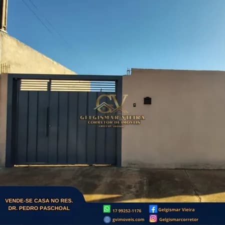 🏡 VENDE-SE CASA NO RES DR. PEDRO PASCHOAL – BEBEDOURO - SP🏡
