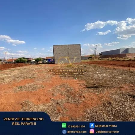 🏡 VENDE-SE TERRENO NO RES. PARATI II — BEBEDOURO - SP 🏡