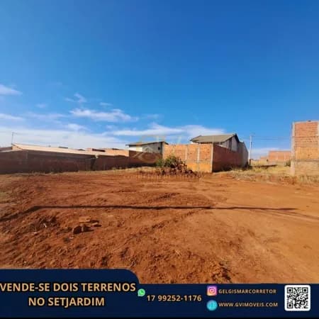 🏡 VENDE-SE DOIS TERRENOS NO SETJARDIM — BEBEDOURO — SP🏡