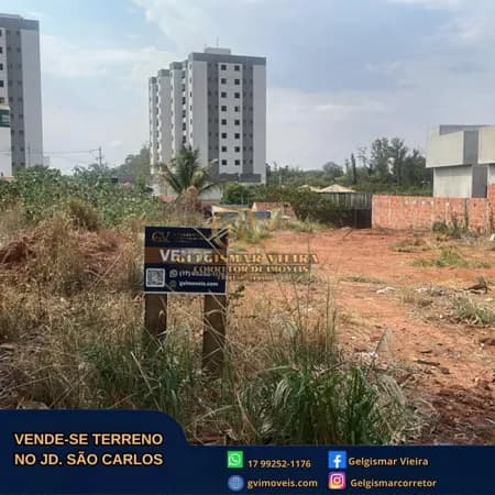 🏡VENDE-SE TERRENO JD. SÃO CARLOS -BEBEDOURO-SP🏡