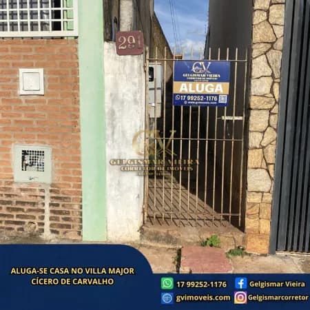 🏡 ALUGA-SE CASA NO VILLA MAJOR CÍCERO DE CARVALHO — BEBEDOURO - SP 🏡