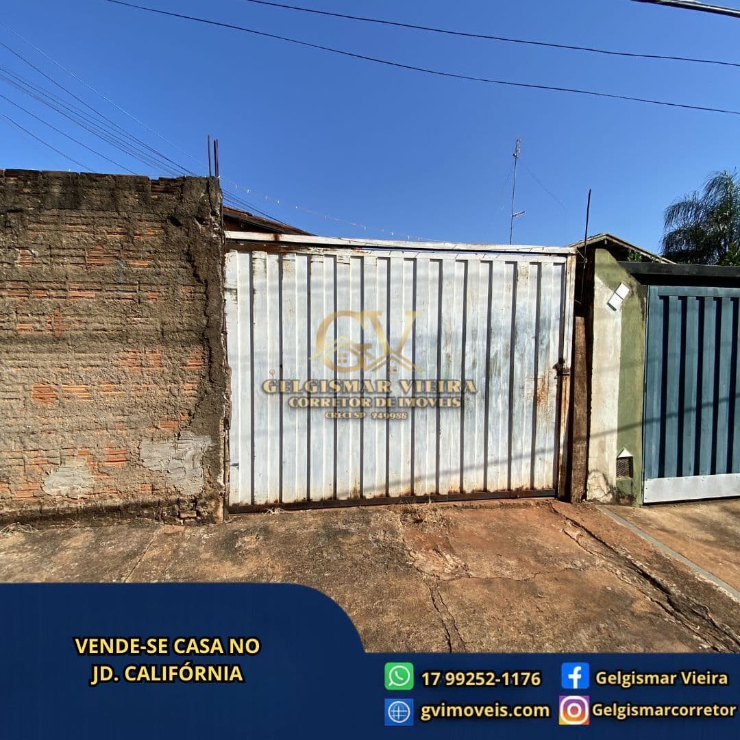 🏡 VENDE-SE CASA NO JARDIM CALIFÓRNIA - BEBEDOURO 🏡