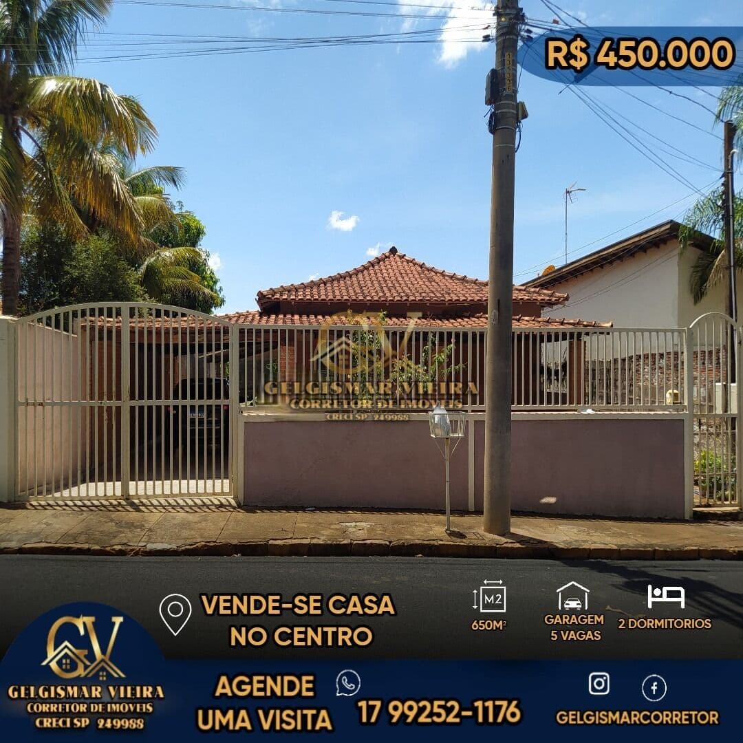🏡 VENDE-SE CASA NO CENTRO - BEBEDOURO 🏡