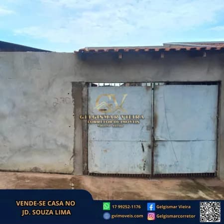 🏡VENDE-SE CASA JD. SOUZA LIMA - BEBEDOURO - SP 🏡