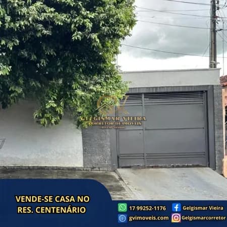 🏡 VENDE-SE CASA NO RES. CENTENÁRIO – BEBEDOURO - SP 🏡