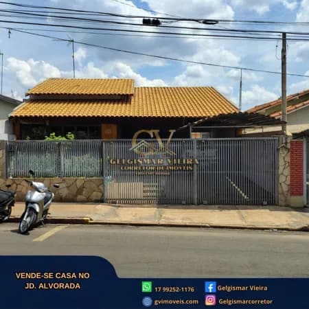🏡 VENDE-SE CASA NO JARDIM ALVORADA— BEBEDOURO — SP🏡