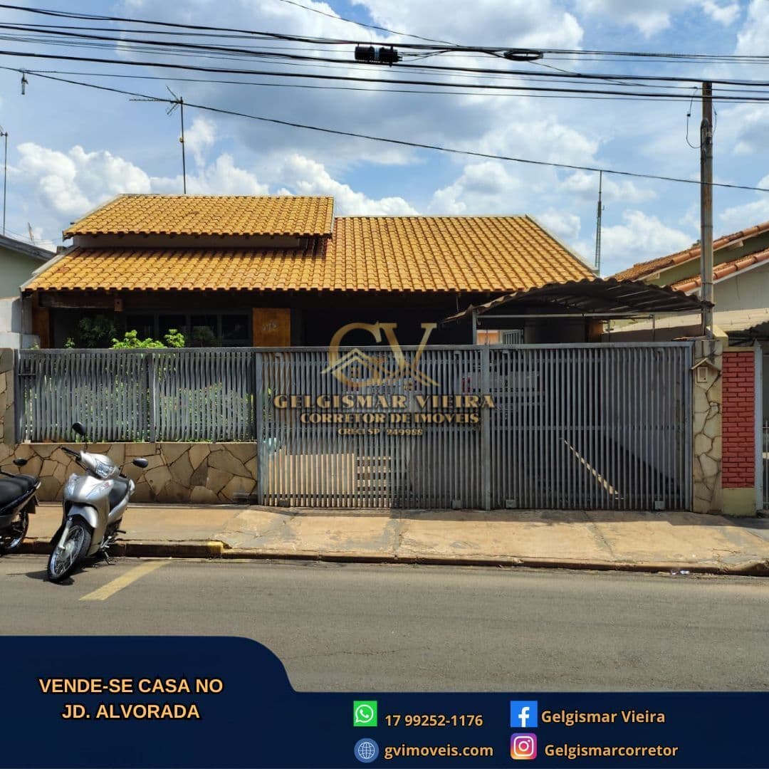 🏡 VENDE-SE CASA NO JARDIM ALVORADA— BEBEDOURO — SP🏡