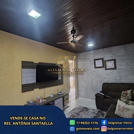 🏡 VENDE-SE CASA NO RES. ANTÔNIA SANTAELLA - BEBEDOURO - SP 🏡