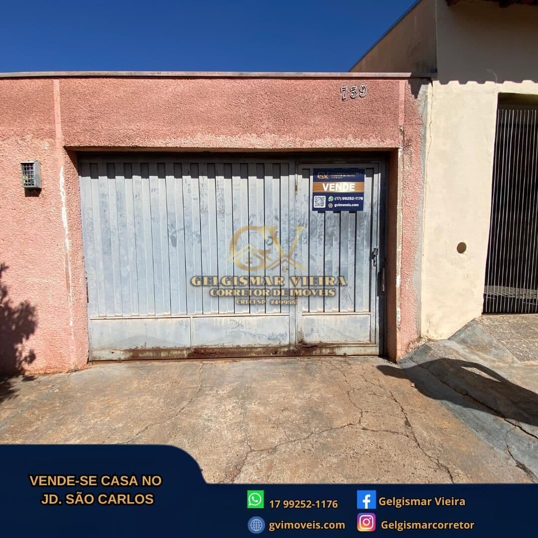 🏡 VENDE-SE CASA NO JD. SÃO CARLOS – BEBEDOURO - SP 🏡