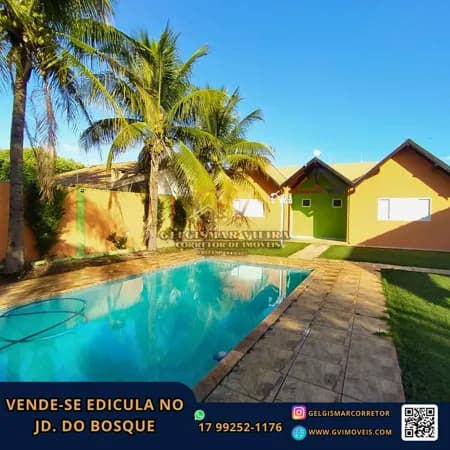 🏡 VENDE-SE EDICULA NO JD. DO BOSQUE — BEBEDOURO - SP 🏡