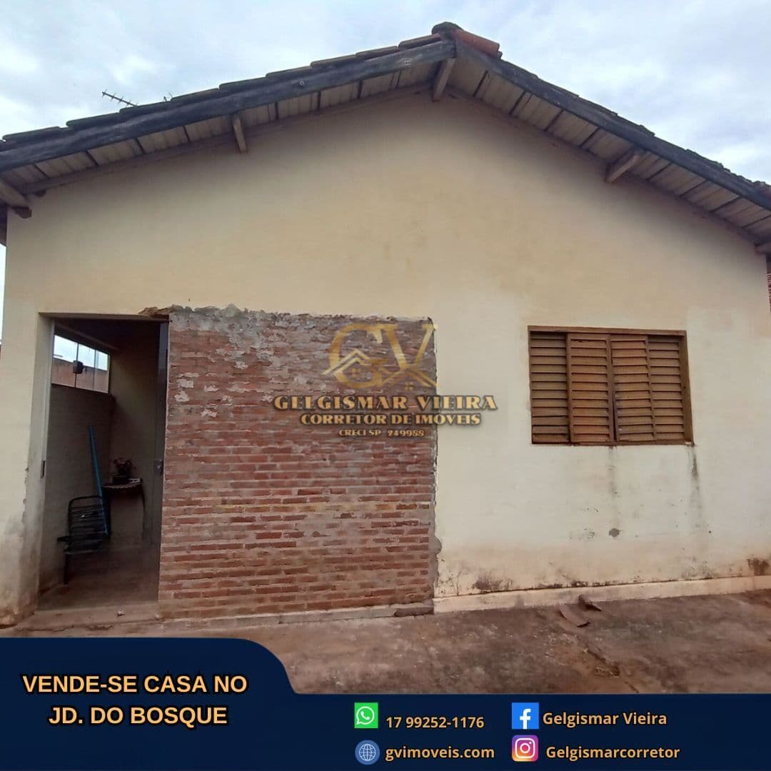 🏡 VENDE-SE CASA NO JD. DO BOSQUE— BEBEDOURO — SP🏡