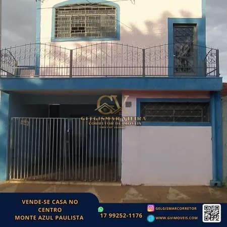 🏡 VENDE-SE CASA NO CENTRO-MONTE AZUL PAULISTA 🏡