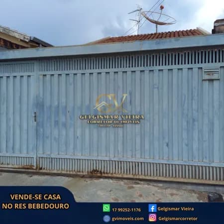 🏡 VENDE-SE CASA NO RES BEBEDOURO - BEBEDOURO - SP 🏡