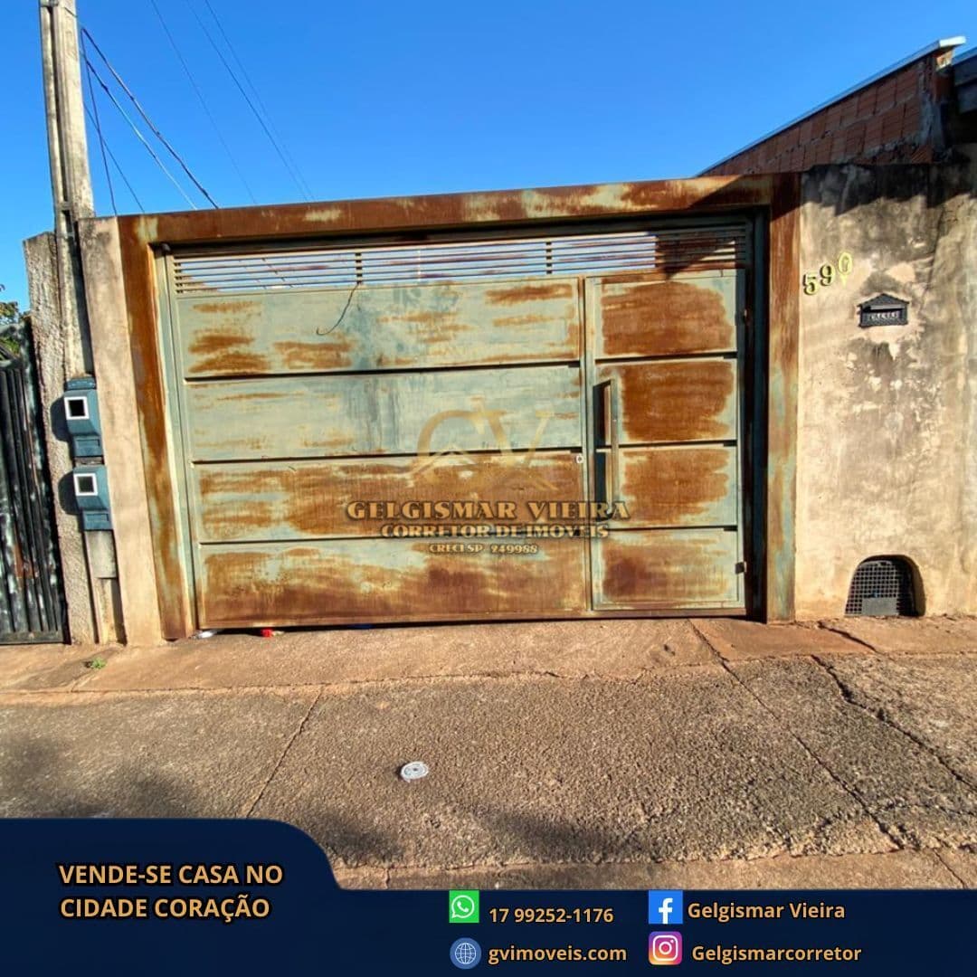 🏡 VENDE-SE CASA NO CIDADE CORAÇÃO — BEBEDOURO — SP🏡