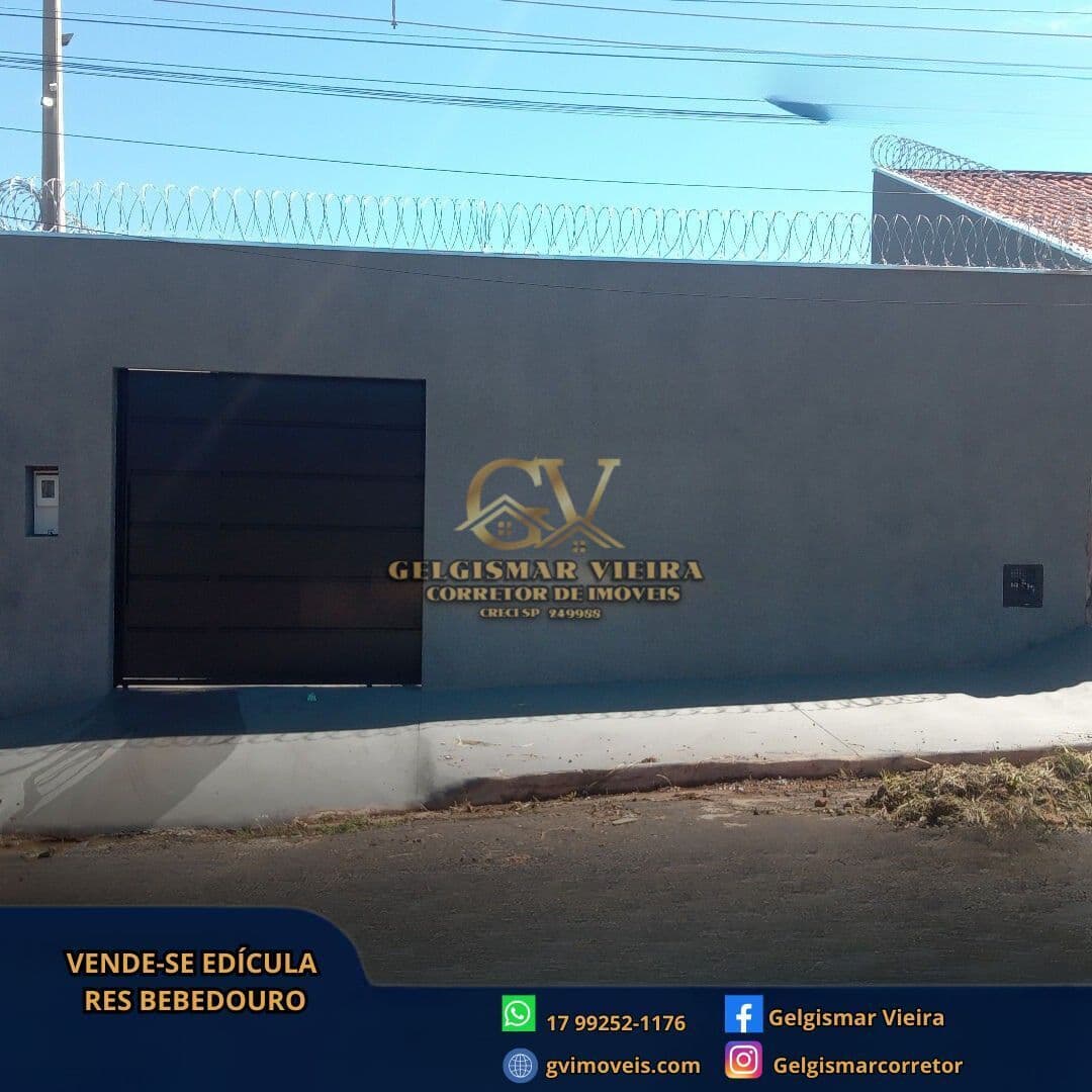 🏡 VENDE-SE EDICULA RESIDENCIAL BEBEDOURO - BEBEDOURO - SP 🏡