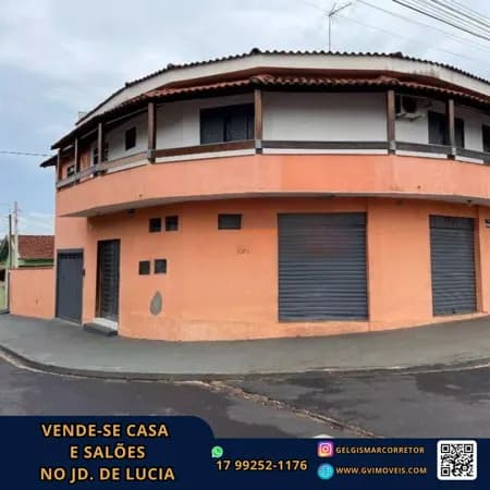 🏡 VENDE-SE CASA E SALÕES NO JD. DE LÚCIA -BEBEDOURO - SP 🏡