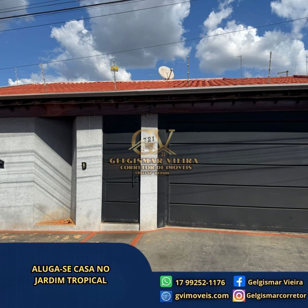 🏡 ALUGA-SE CASA NO JARDIM TROPICAL - BEBEDOURO - SP 🏡