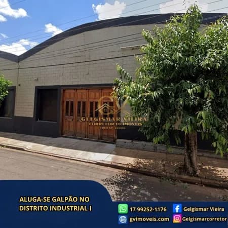 🏡 ALUGA-SE GALPÃO NO DISTRITO INDUSTRIAL I — BEBEDOURO — SP 🏡