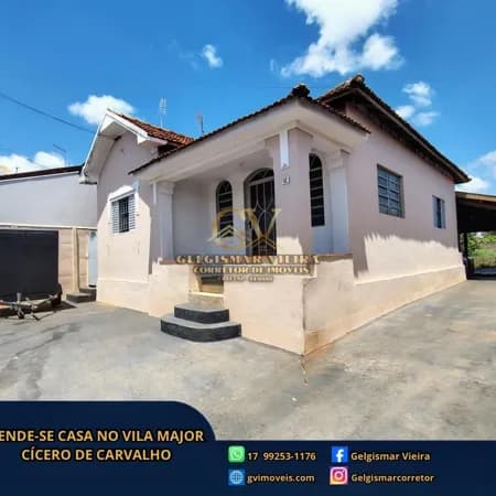 🏡 VENDE-SE CASA NO MAJOR CÍCERO DE CARVALHO — BEBEDOURO — SP 🏡