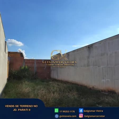 🏡 VENDE-SE TERRENO NO JARDIM PARATI II- BEBEDOURO 🏡