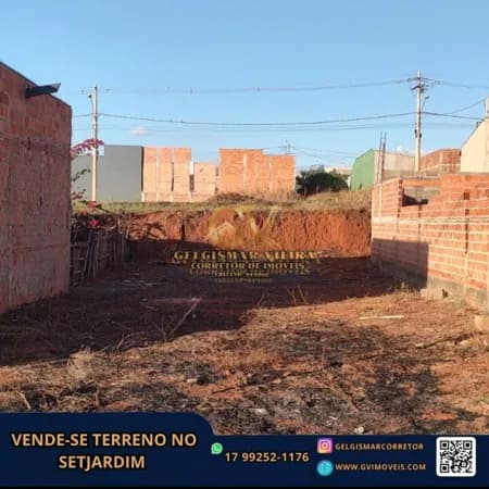 🏡 VENDE-SE TERRENO NO SETJARDIM — BEBEDOURO — SP🏡