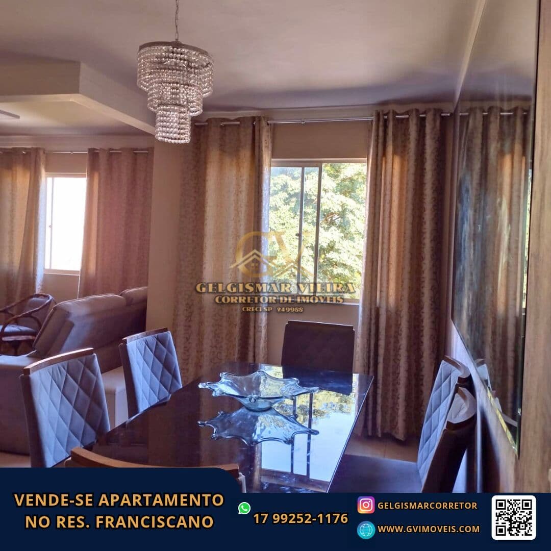 🏡 VENDE-SE APARTAMENTO NO RES. FRANCISCANO — BEBEDOURO 🏡