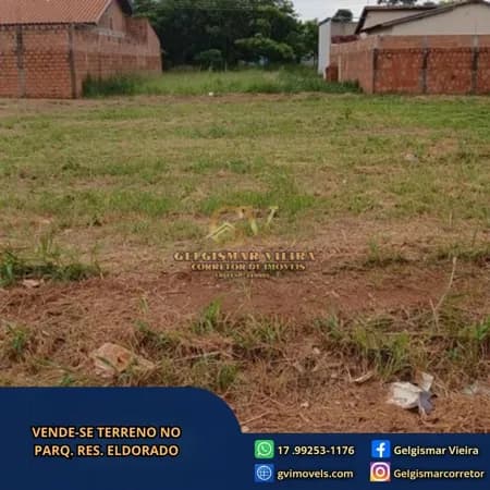 🏡 VENDE-SE TERRENO NO PARQ. RES. ELDORADO — BEBEDOURO - SP 🏡