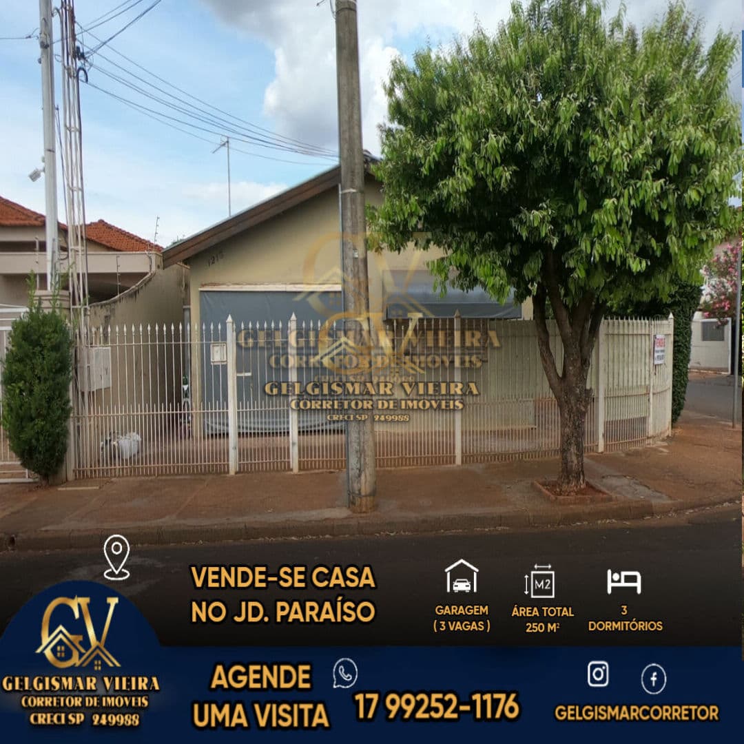 🏡 VENDE-SE CASA NO JD. PARAÍSO — BEBEDOURO 🏡