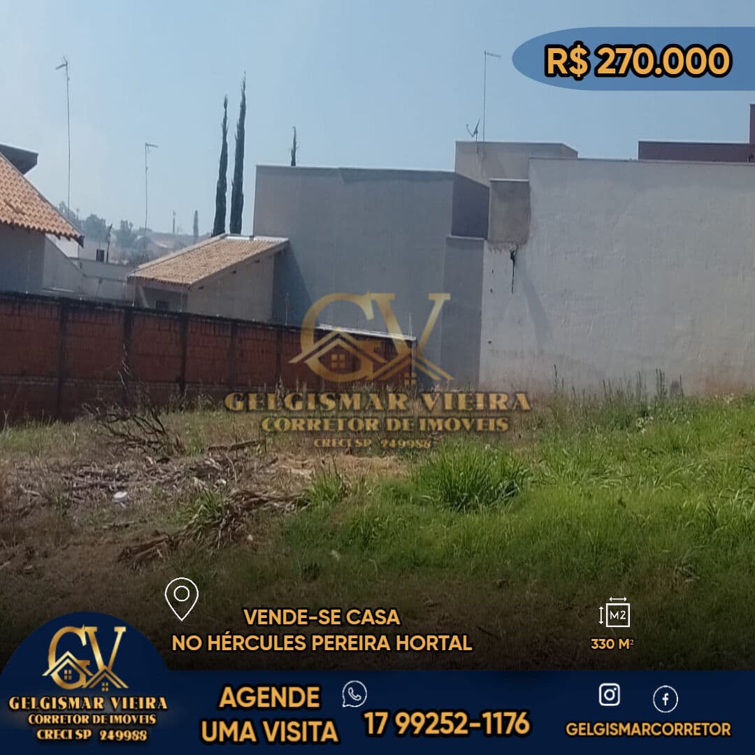 🏡 VENDE-SE TERRENO NO HÉRCULES PEREIRA HORTAL - BEBEDOURO 🏡